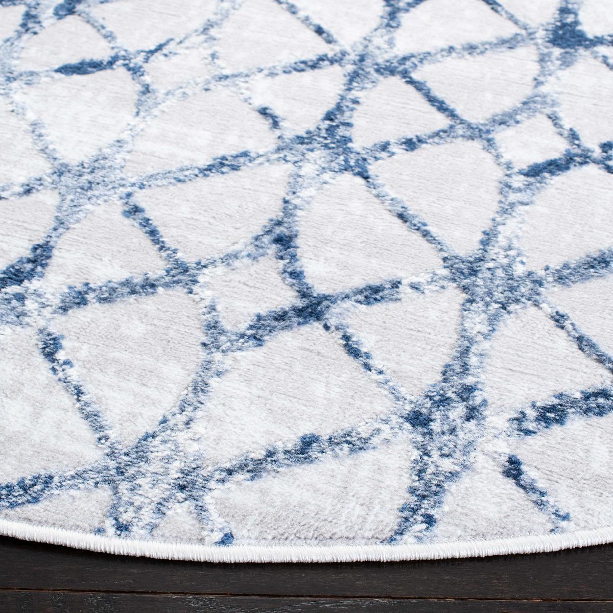 Safavieh AMELIA 792 Rug, ALA792 - GREY / NAVY