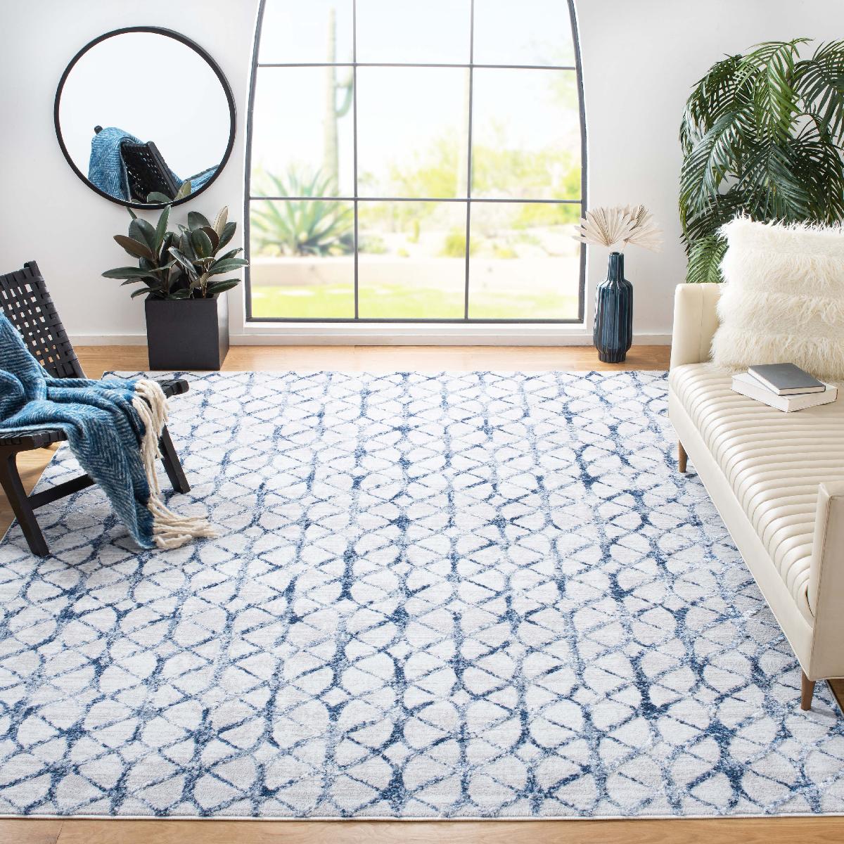 Safavieh AMELIA 792 Rug, ALA792 - GREY / NAVY