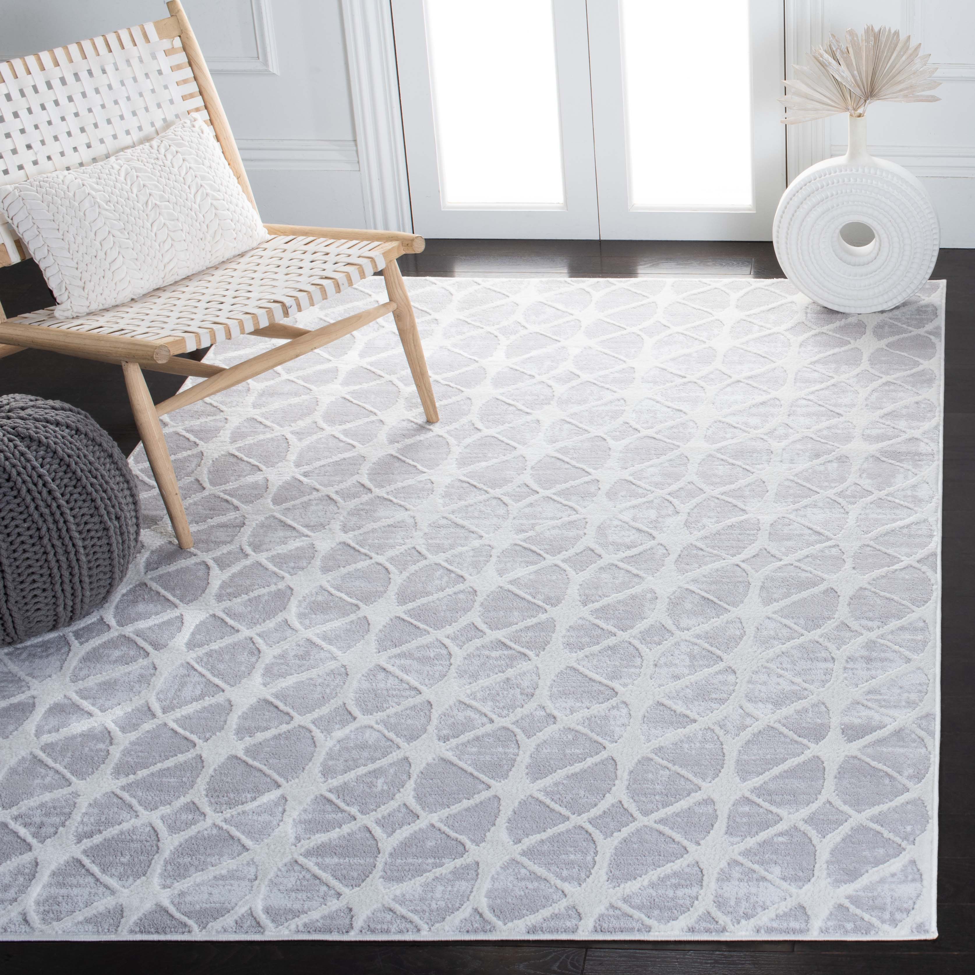 Safavieh AMELIA 792 Rug, ALA792 - GREY / IVORY