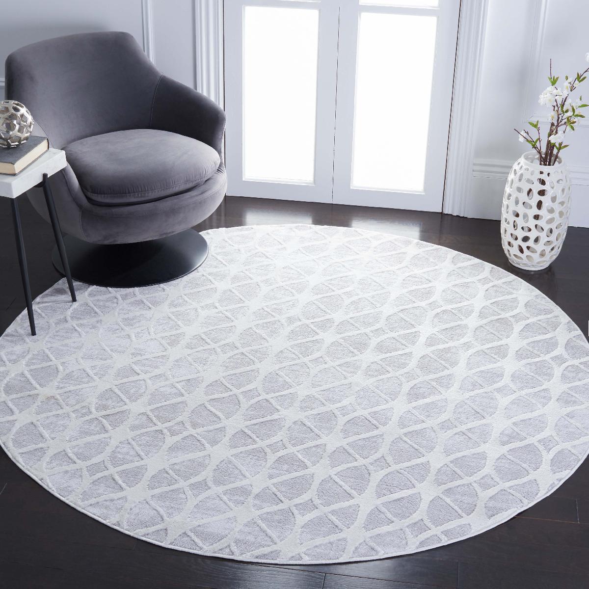 Safavieh AMELIA 792 Rug, ALA792 - GREY / IVORY