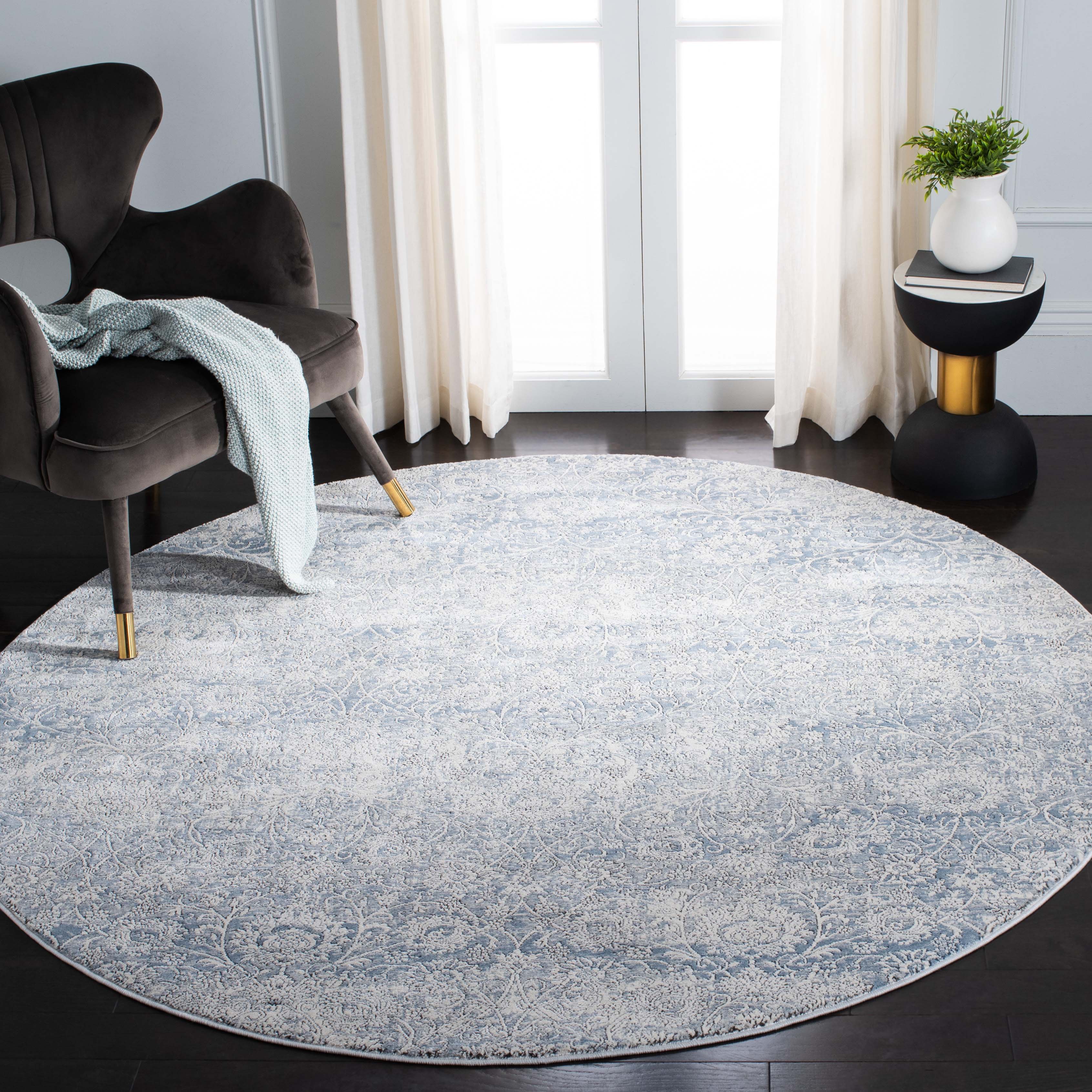 Safavieh Alhambra 617 617 Rug, ALH617 - Ivory / Blue