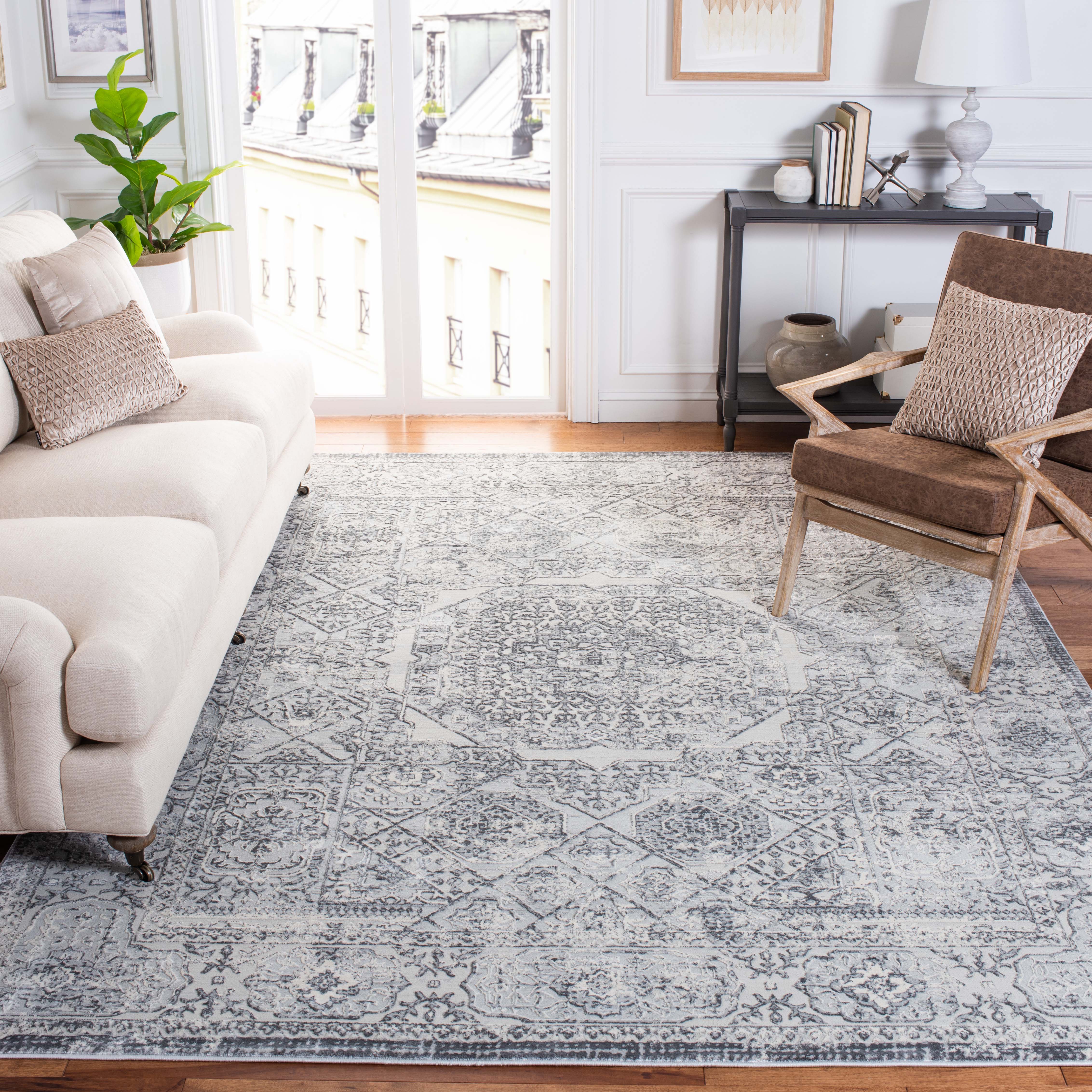Safavieh Alhambra 629 629 Rug, ALH629 - Dark Grey / Grey