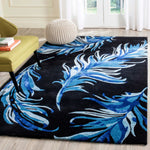 Safavieh Feather 121 Rug, ALR121 - Black / Blue