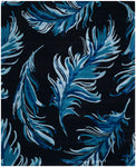 Safavieh Feather 121 Rug, ALR121 - Black / Blue