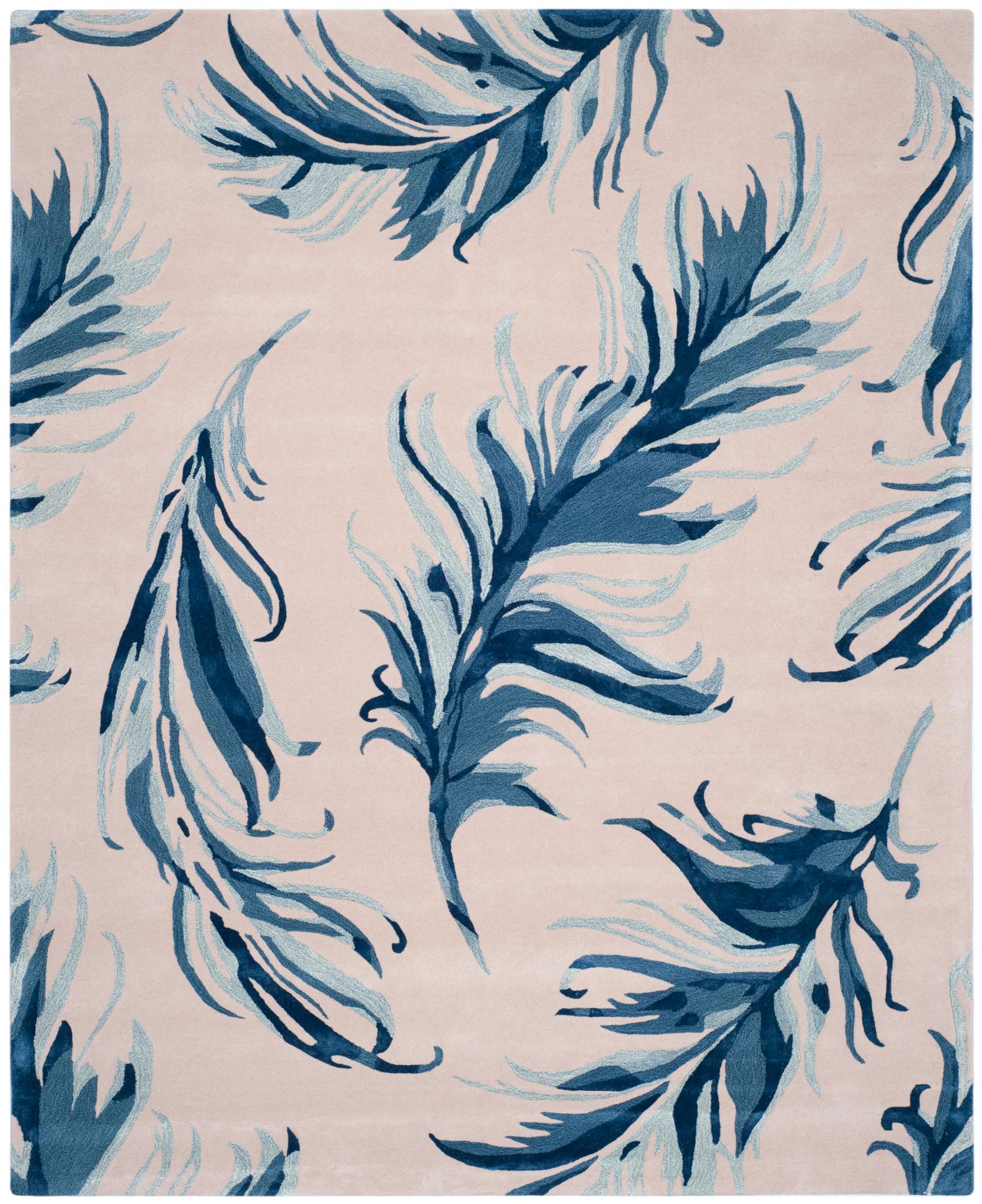 Safavieh Feather 121 Rug, ALR121 - Beige / Blue