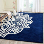 Safavieh Delilah 122 Rug, ALR122 - Navy / Ivory