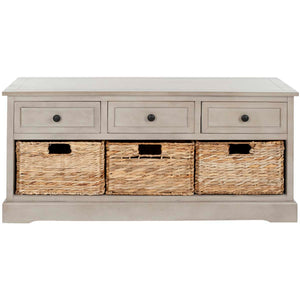 Safavieh Damien 3 Drawer Storage Bench, AMH5701