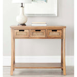Safavieh Autumn 3 Drawer Console , AMH6510 - Oak