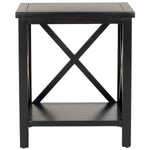 Safavieh Candence Cross Back End Table , AMH6523 - Black
