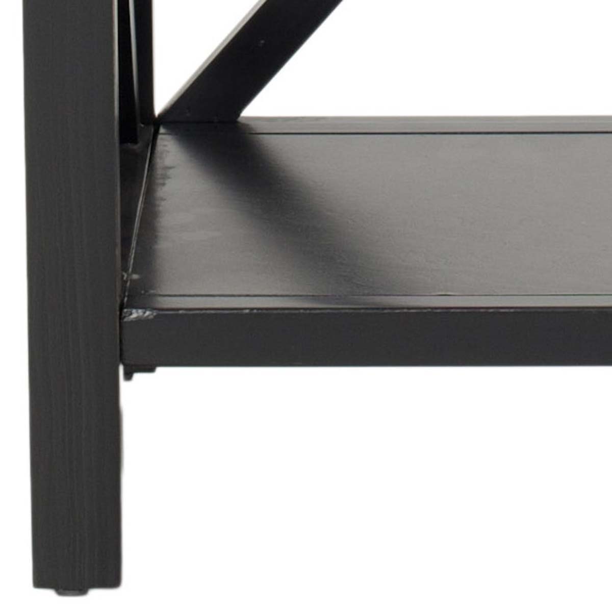 Safavieh Candence Cross Back End Table , AMH6523 - Black