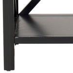 Safavieh Candence Cross Back End Table , AMH6523 - Black