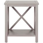 Safavieh Candence Cross Back End Table , AMH6523 - Grey