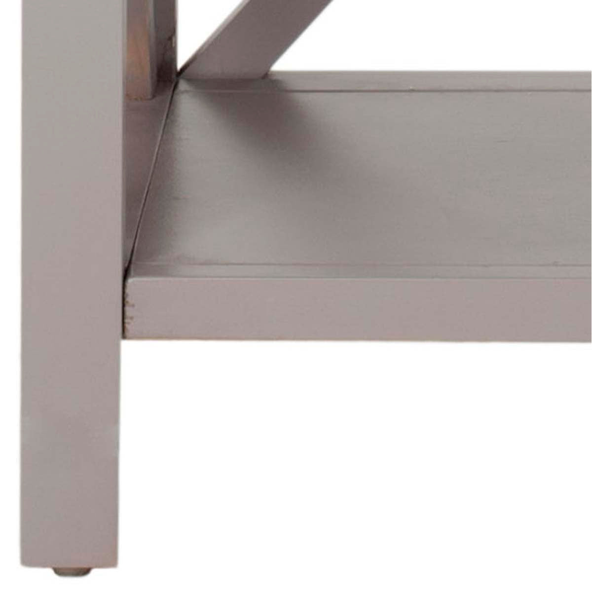 Safavieh Candence Cross Back End Table , AMH6523 - Grey