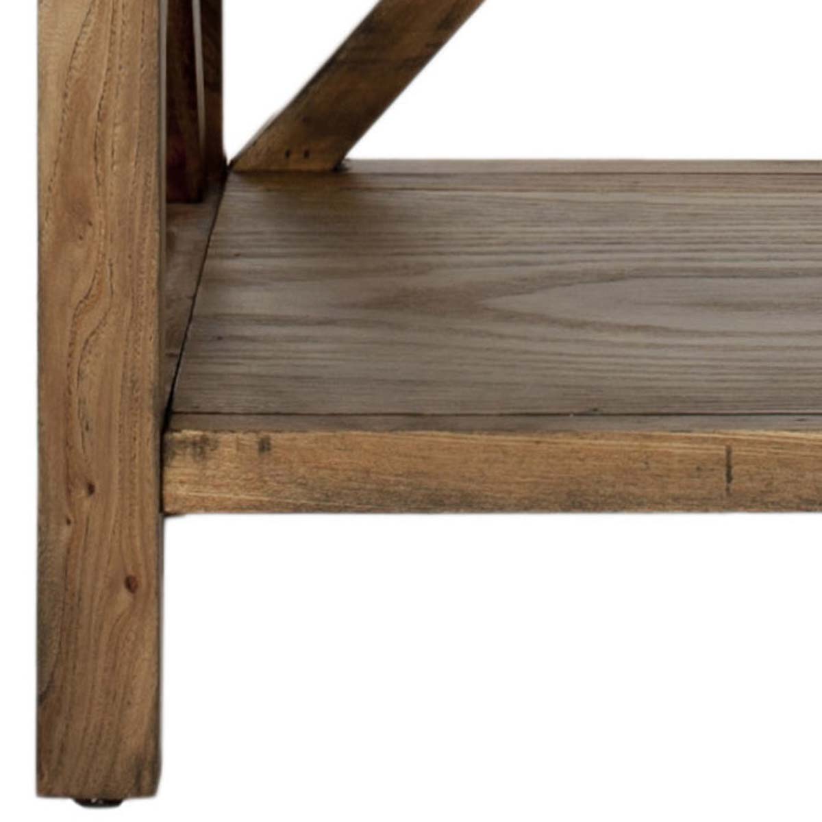 Safavieh Candence Cross Back End Table , AMH6523 - Oak