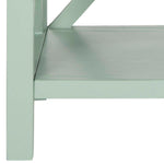 Safavieh Candence Cross Back End Table , AMH6523 - Dusty Green