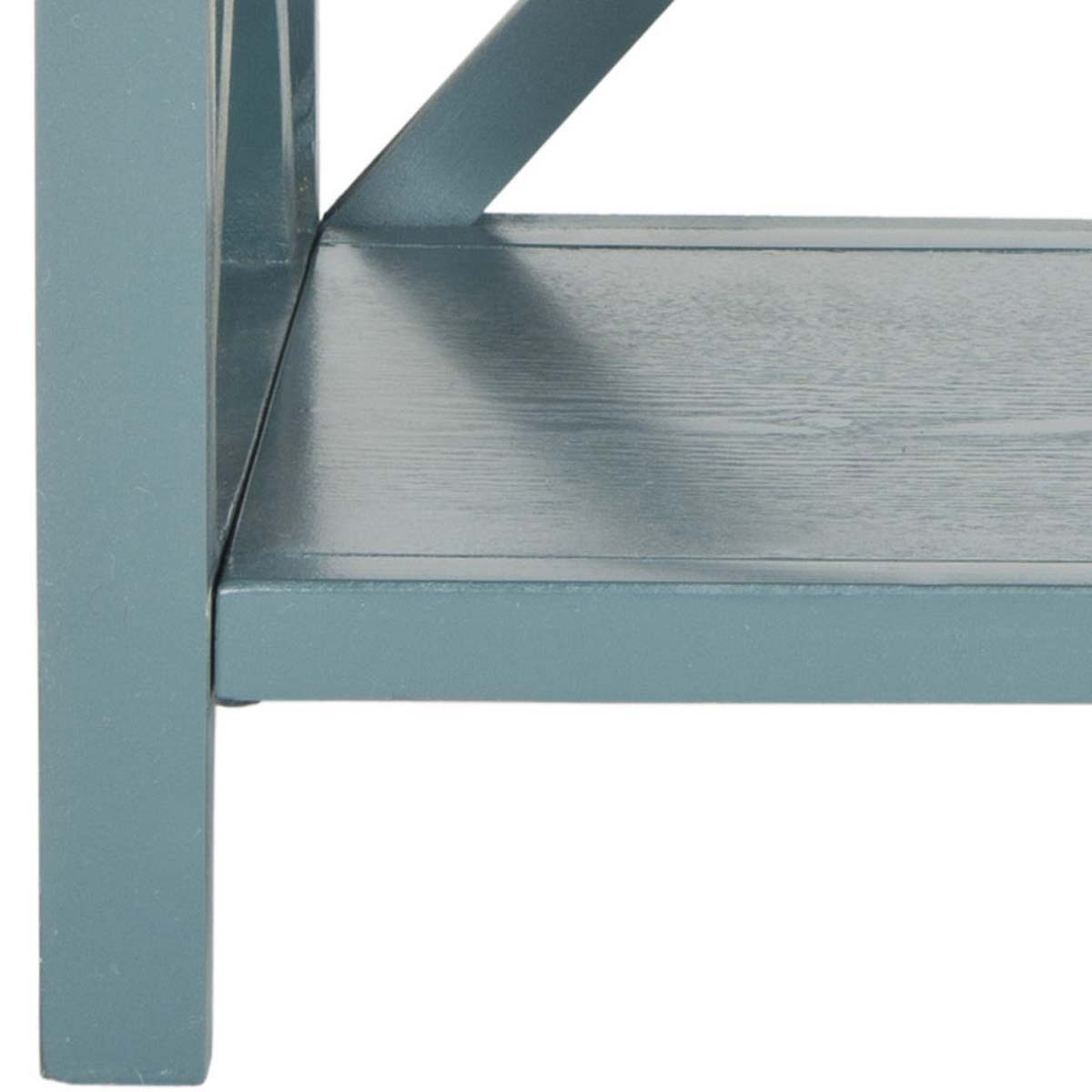 Safavieh Candence Cross Back End Table , AMH6523 - Teal