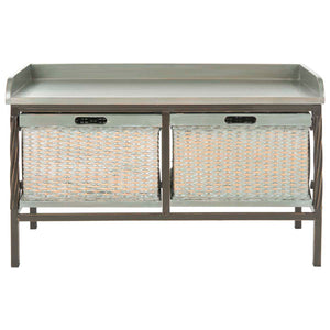 Safavieh Noah 2 Drawer Wooden Storage Bench , AMH6528