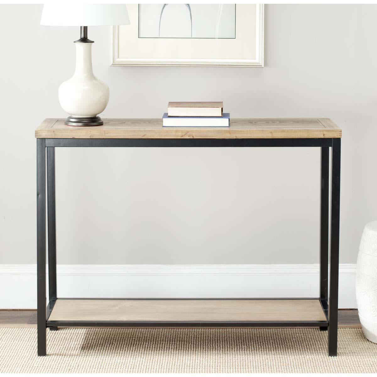 Safavieh Dennis Console , AMH6589 - Oak