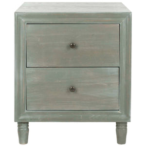 Safavieh Blaise Nightstand With Storage Drawers , AMH6605