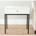 Safavieh Adena End Table With Storage Drawer , AMH6612 - White