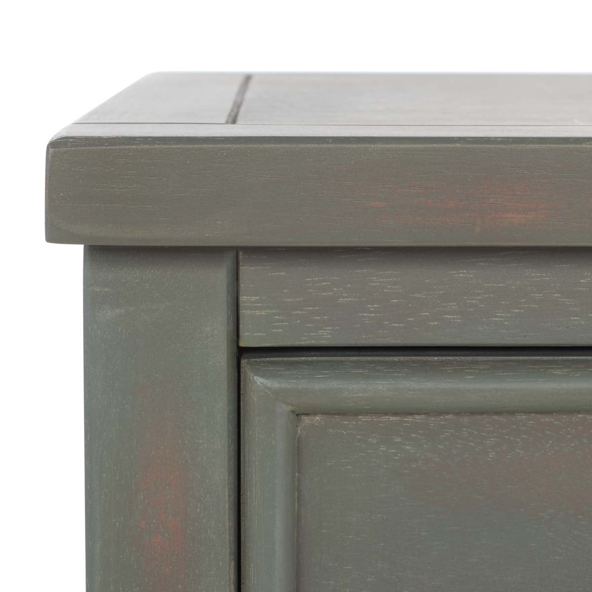 Safavieh Toby Nightstand With Storage Drawers , AMH6625 - Ash Grey