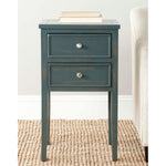 Safavieh Toby Nightstand With Storage Drawers , AMH6625 - Dark Teal