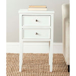 Safavieh Toby Nightstand With Storage Drawers , AMH6625 - White