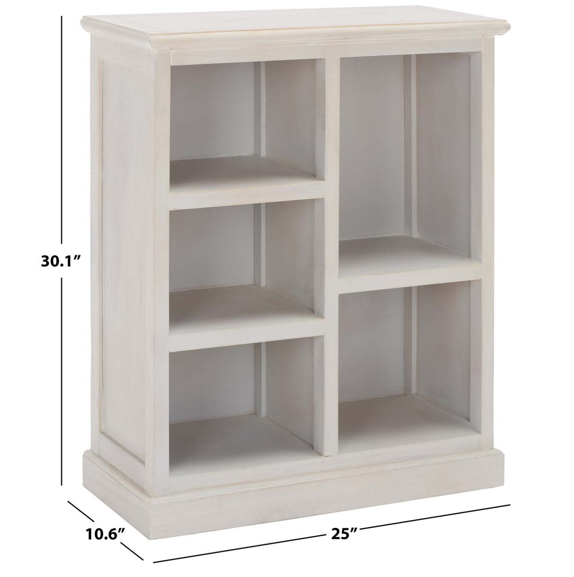 Safavieh Maralah Bookcase , AMH6634 - White Wash