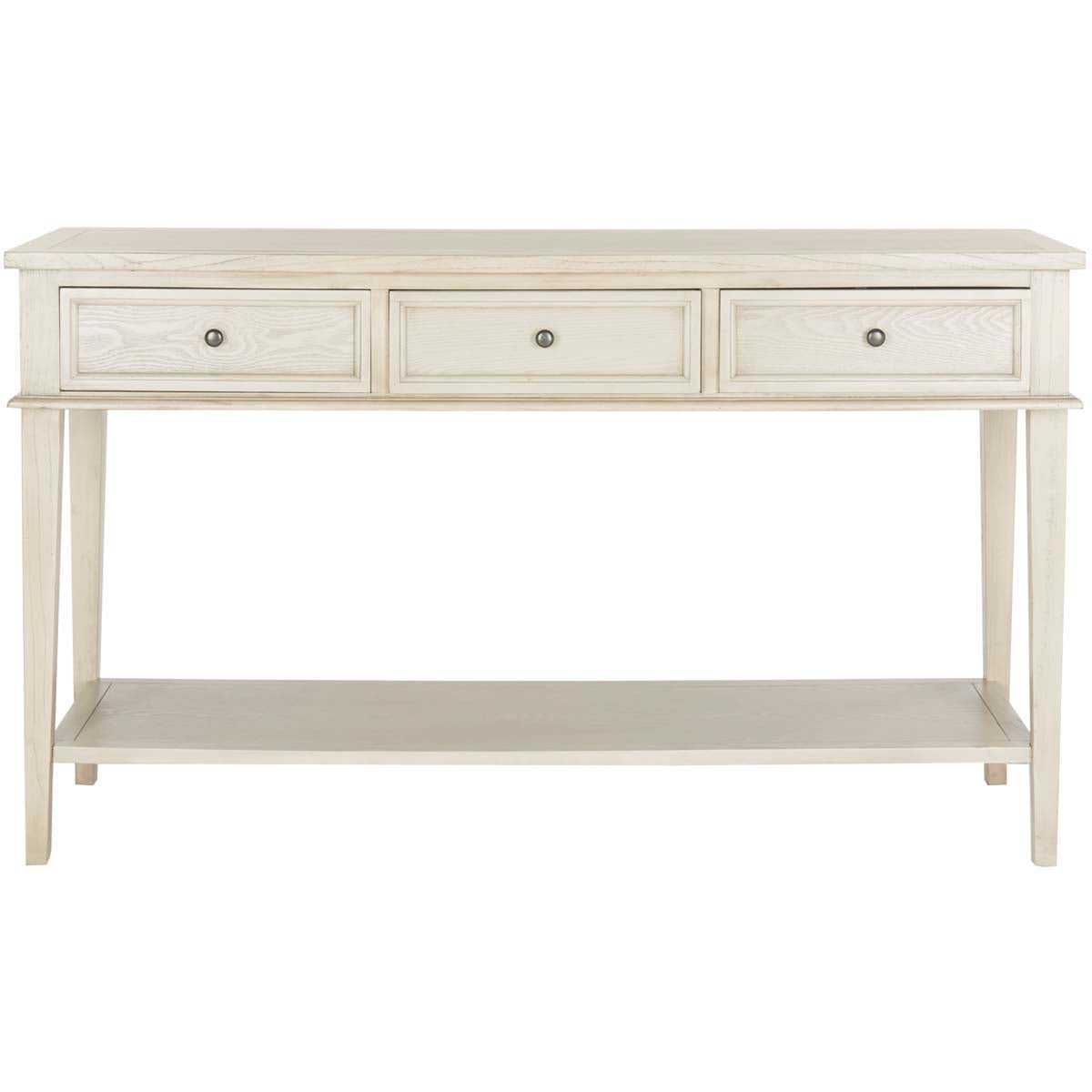 Safavieh Manelin Console With Storage Drawers , AMH6641 - White Washed
