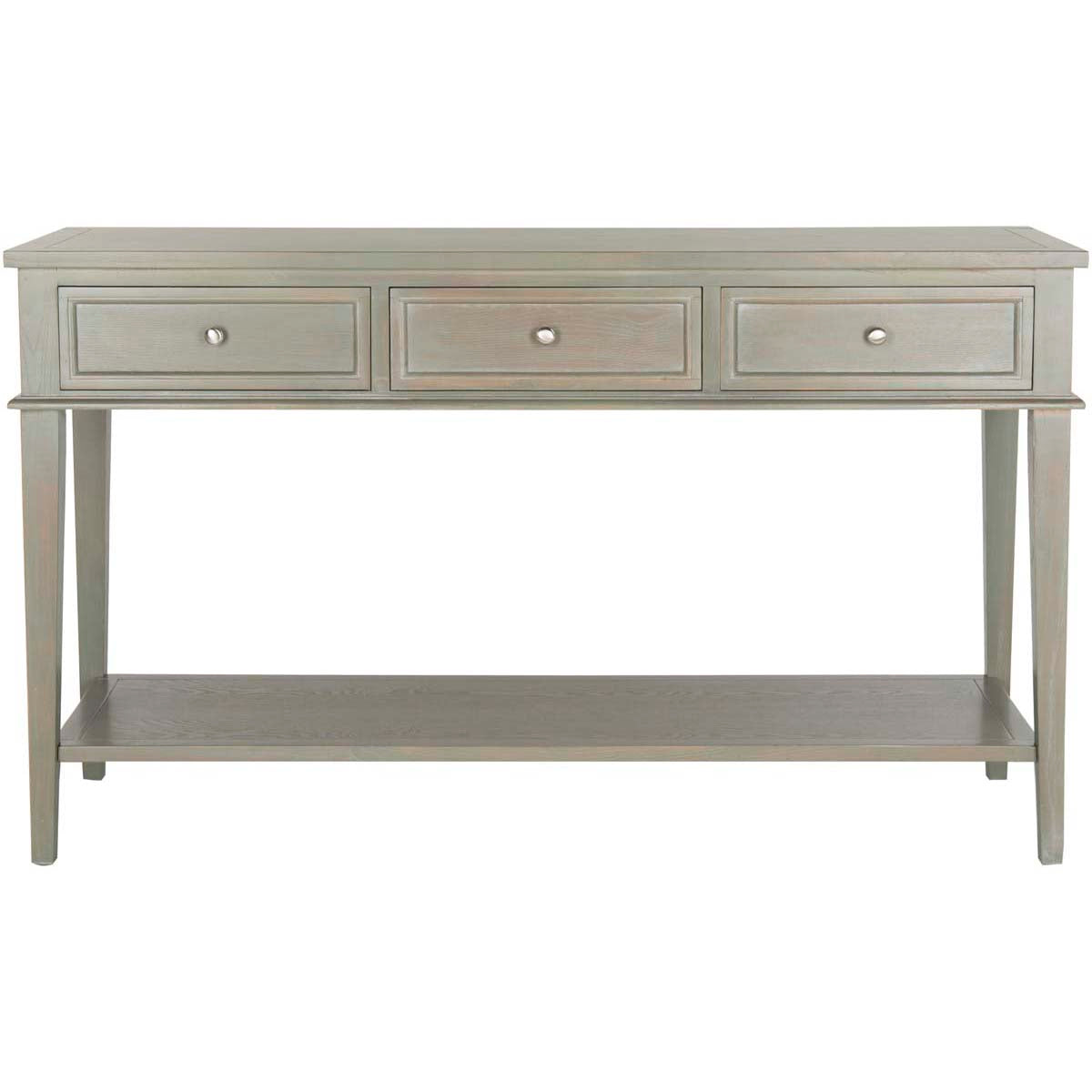 Safavieh Manelin Console With Storage Drawers , AMH6641 - Ash Grey