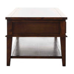 Safavieh Manelin Coffee Table With Storage Drawers , AMH6642 - Sepia