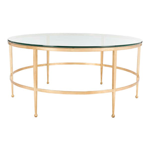Safavieh Couture Edmund Glass Cocktail Table, AMH8304