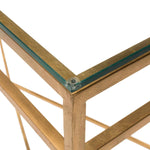 Safavieh Couture Baumgarten Glass Console Table - Gold / Glass