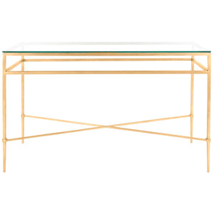 Safavieh Couture Baumgarten Glass Console Table, AMH8305