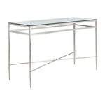 Safavieh Couture Baumgarten Glass Console Table - Silver / Glass