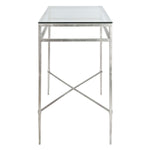 Safavieh Couture Baumgarten Glass Console Table - Silver / Glass