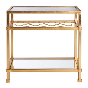 Safavieh Couture Hanzel Glass Side Table, AMH8312