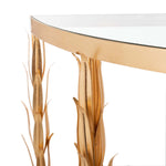 Safavieh Couture Zack Gold Leaf Console Table