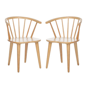 Safavieh Blanchard 18''H Curved Spindle Side Chair (Set of 2), AMH8512