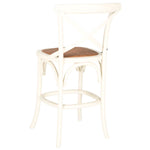 Safavieh Franklin X Back Counter Stool , AMH9504 - Antique White
