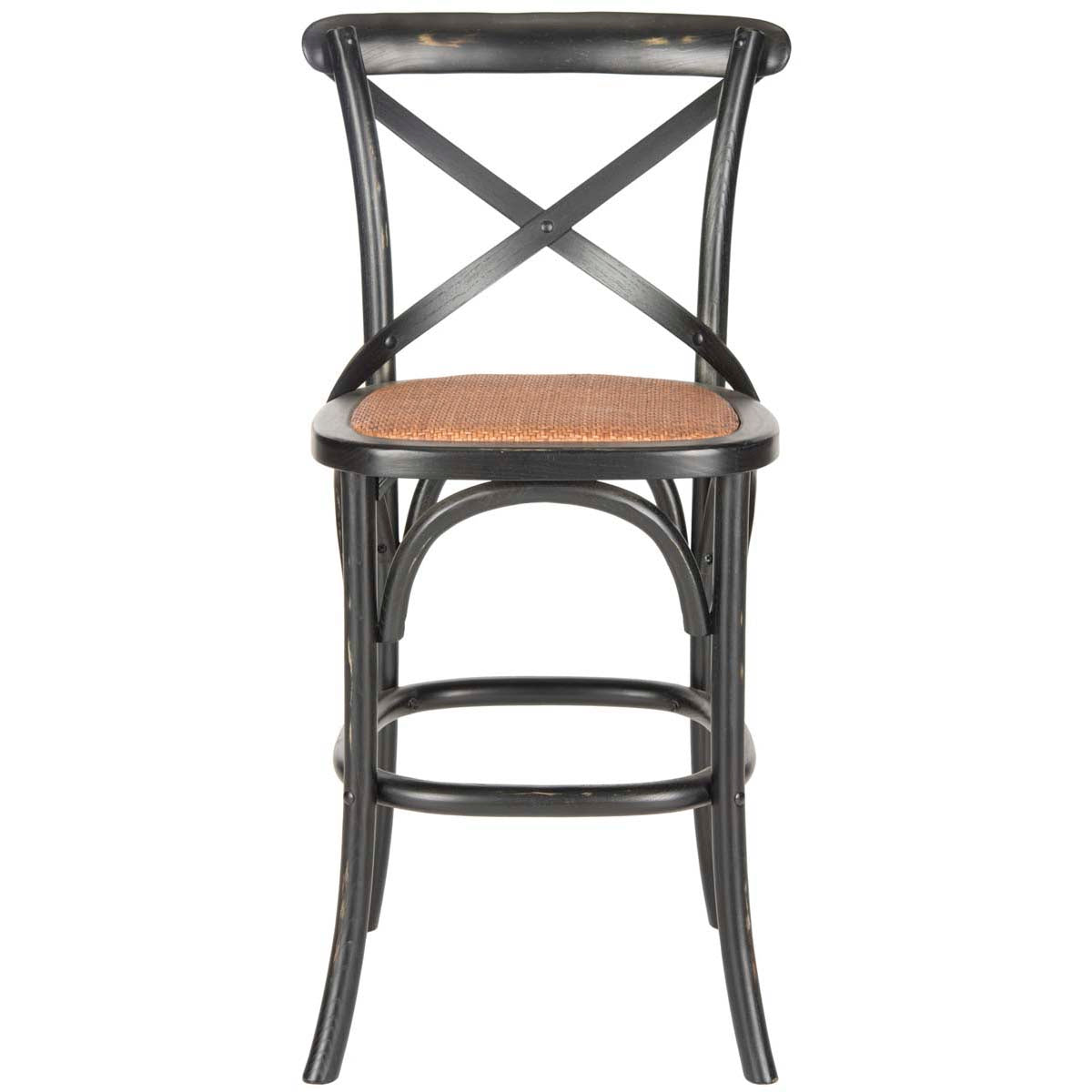 Safavieh Franklin X Back Counter Stool , AMH9504 - Black