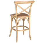 Safavieh Franklin X Back Counter Stool , AMH9504 - Weathered Oak