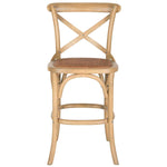 Safavieh Franklin X Back Counter Stool , AMH9504 - Weathered Oak
