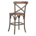 Safavieh Franklin X Back Counter Stool , AMH9504 - Weathered Grey