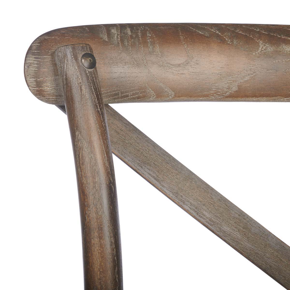 Safavieh Franklin X Back Counter Stool , AMH9504 - Weathered Grey