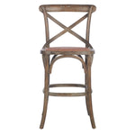 Safavieh Franklin X Back Counter Stool , AMH9504 - Weathered Grey