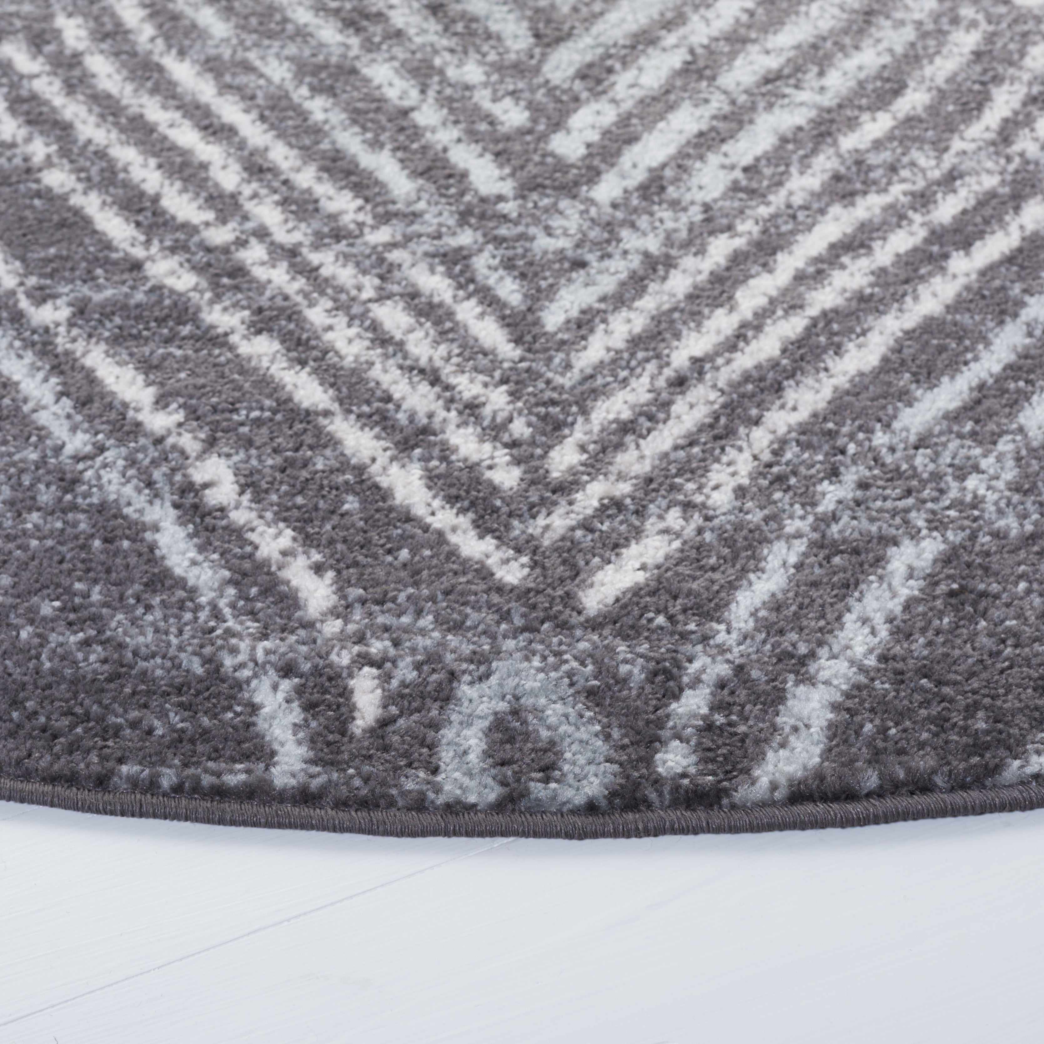 Safavieh Amsterdam 110 Rug, AMS110 - Dark Grey / Light Grey