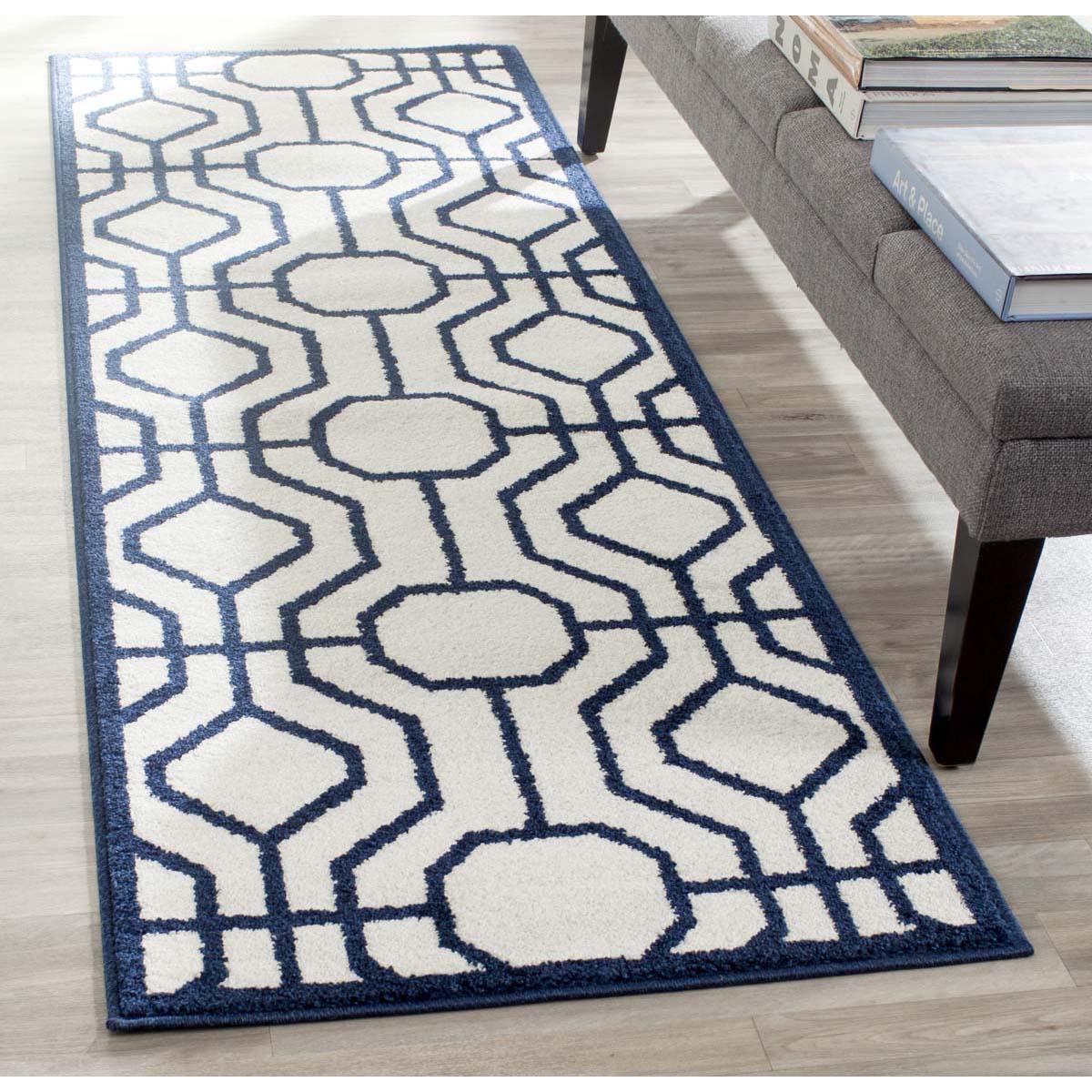 Ivory / Navy