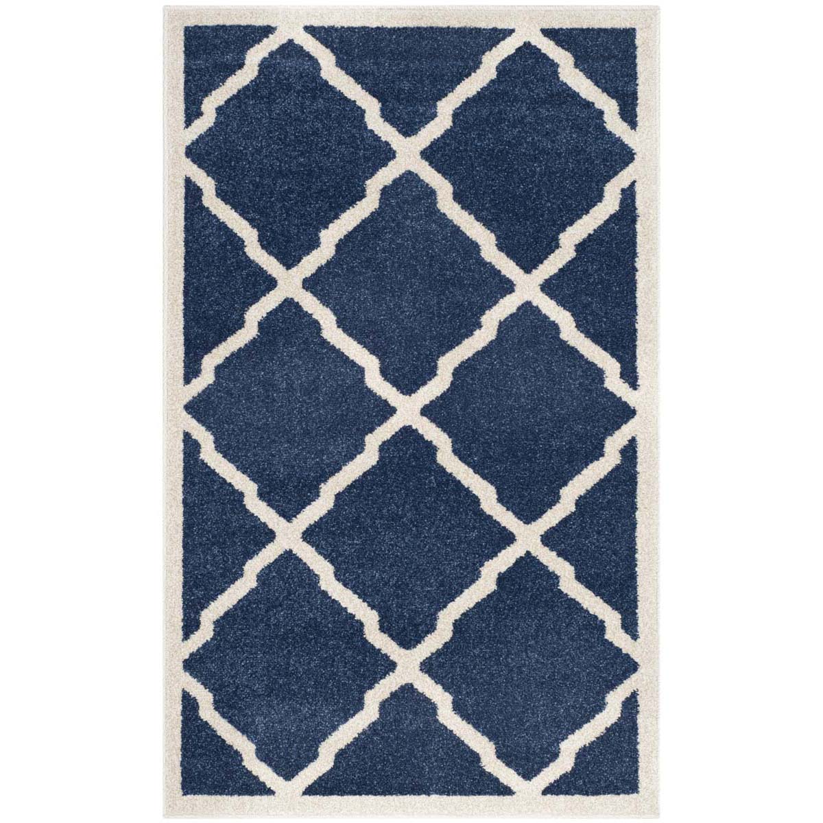 Safavieh Amherst 421 Rug, AMT421 - Navy / Beige