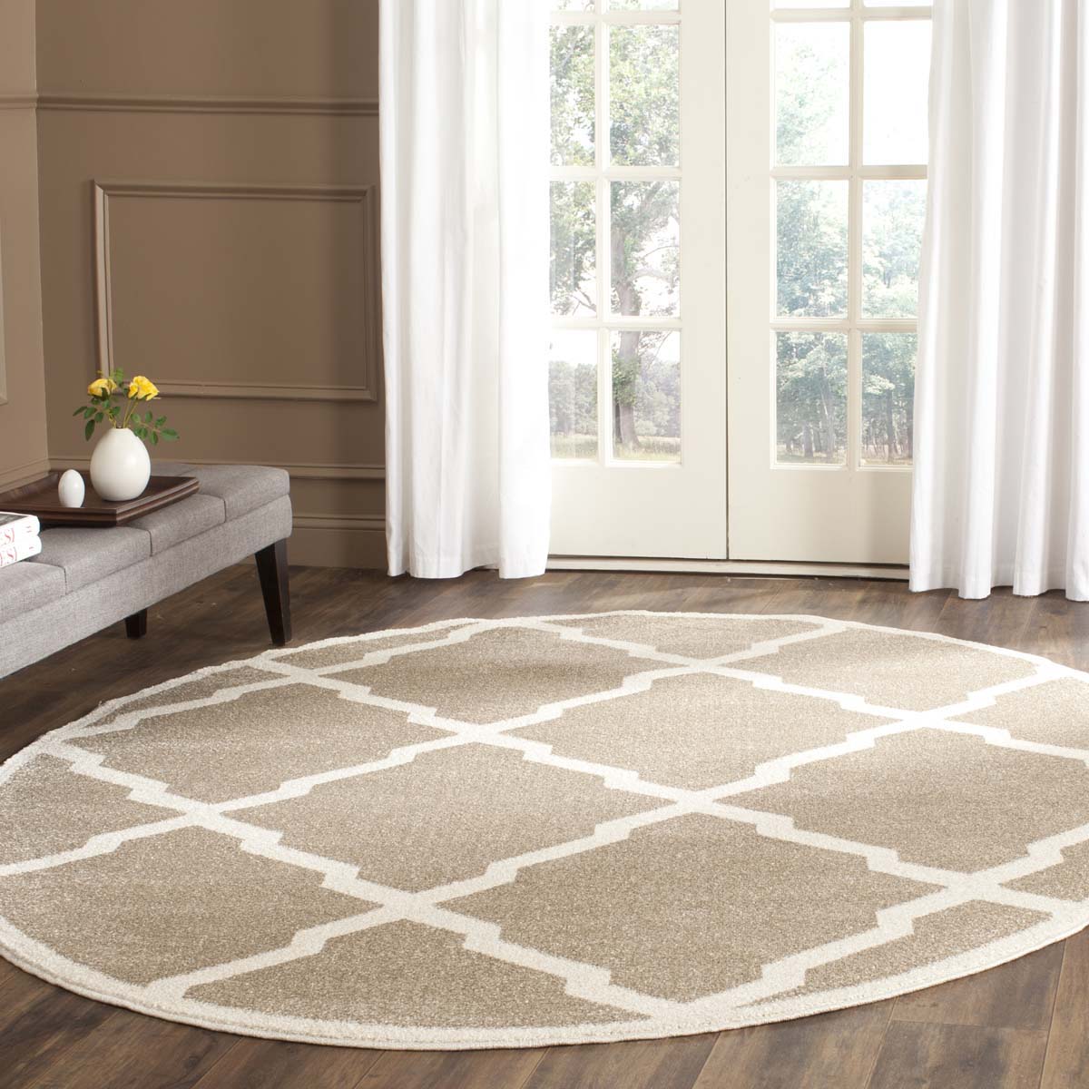 Safavieh Amherst 421 Rug, AMT421 - Wheat / Beige